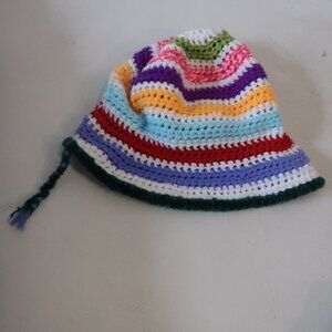 NWT Womens Regina Multi Color Woven Hat O/S